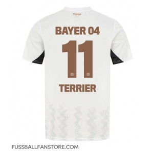 Bayer Leverkusen Martin Terrier #11 Replik Auswärtstrikot 2024-25 Kurzarm